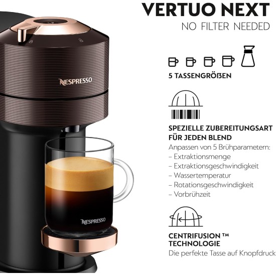 Кафемашина с капсули Nespresso De'Longhi Vertuo Next